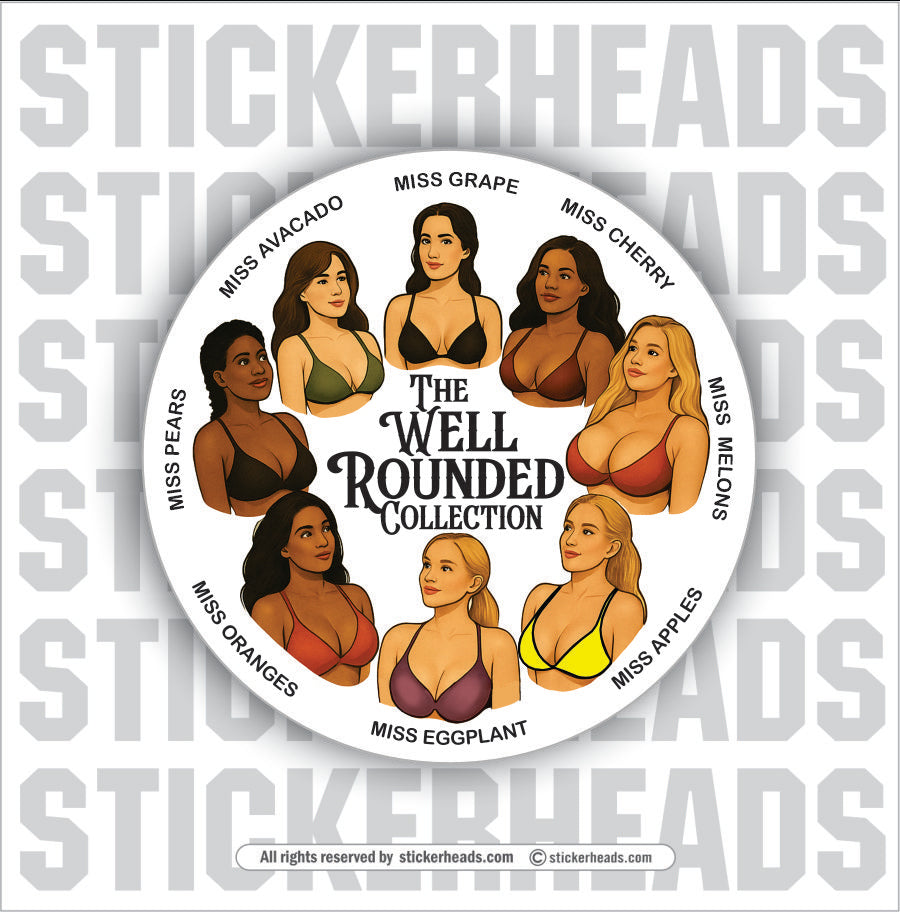 THE WELL ROUNDED COLLECTION - Funny Work Misc Sticker