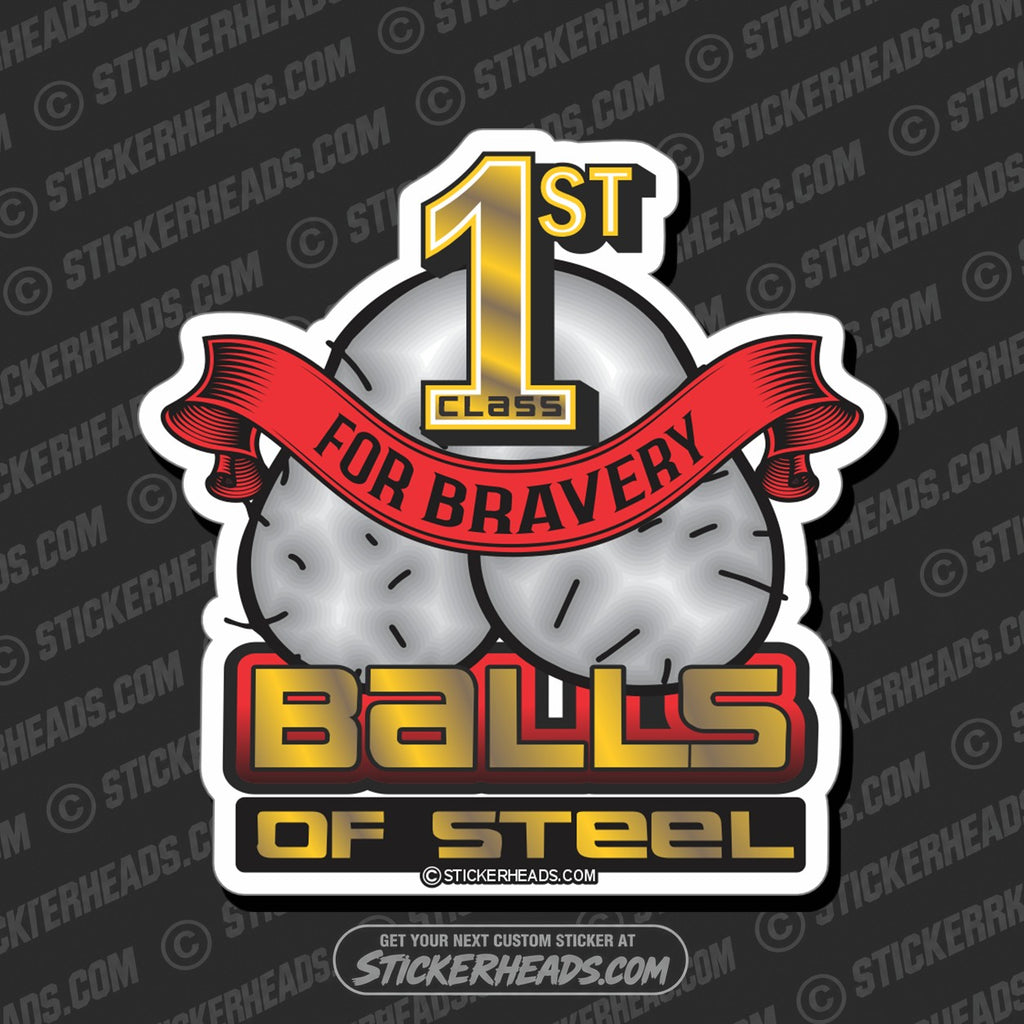 SH-PROTECTED|TAG-REPAIR|balls-of-steel-award-for-bravery-funny-gun-work-sticker