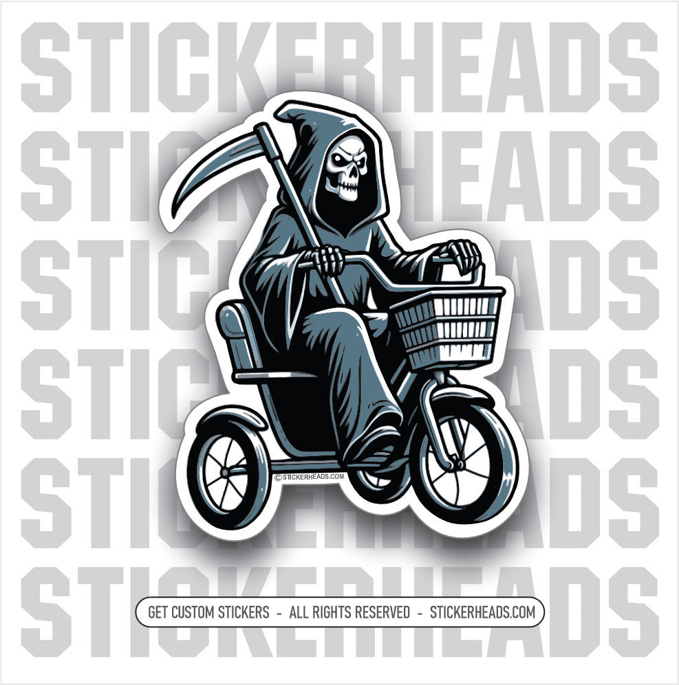 DEATH CYCLE - TRI-CYCLE - Work Union Misc Funny Sticker