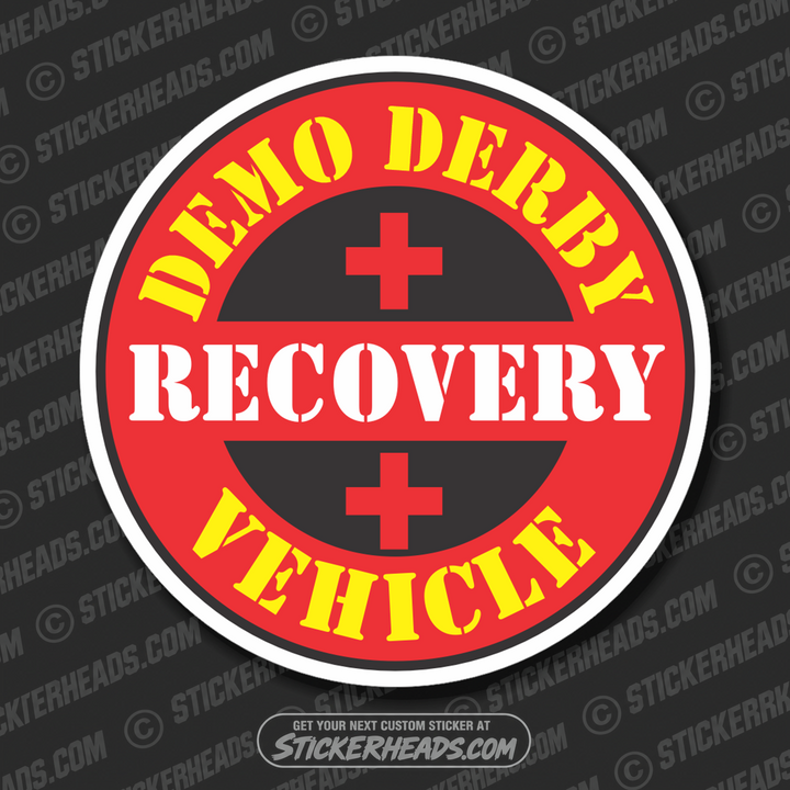 Demo Recovery Vehicle - Demo Demolition Derby Sticker