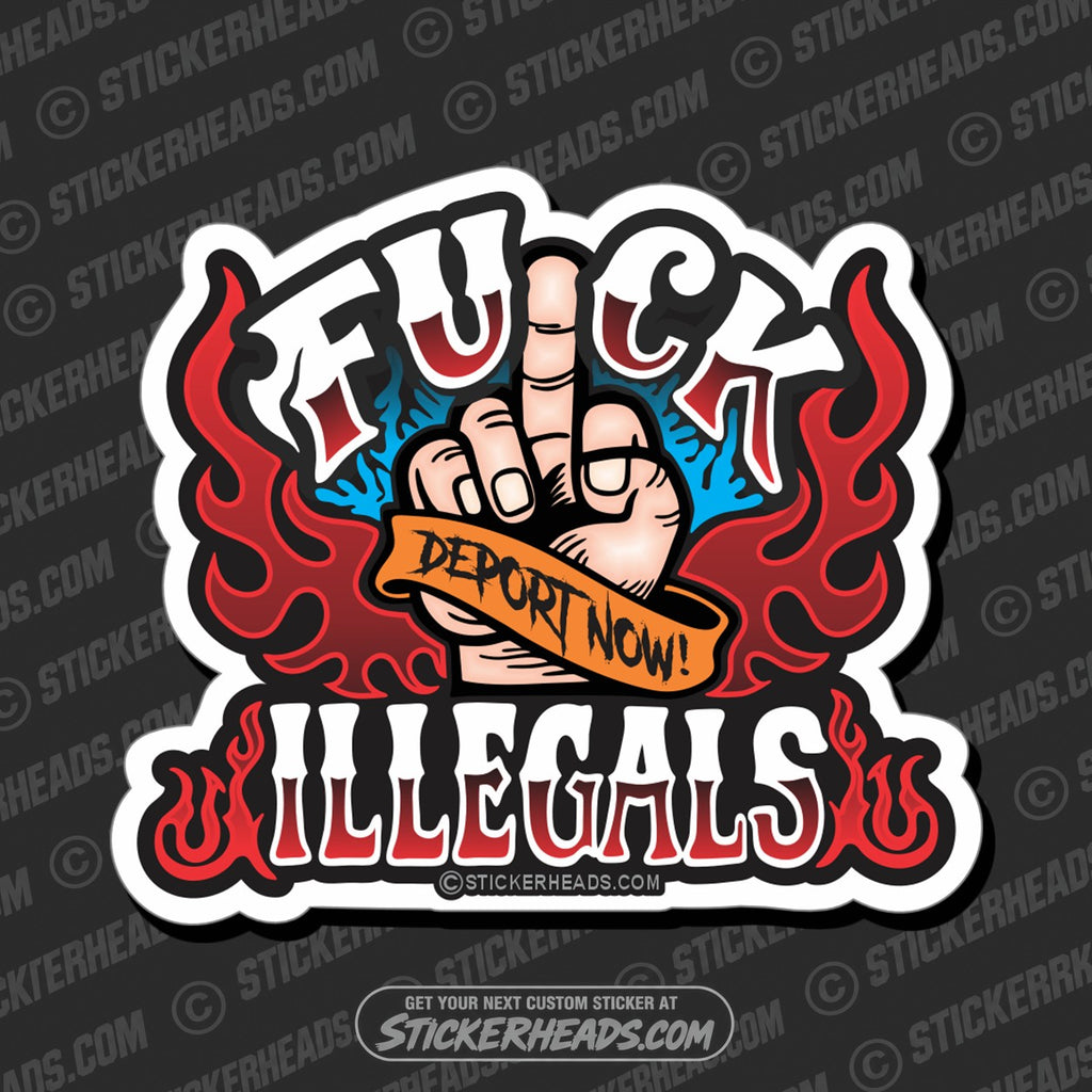 SH-PROTECTED|TAG-REPAIR|fuck-illegals-work-union-misc-funny-sticker