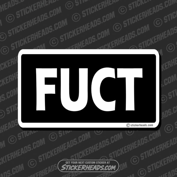 FUCT - Attitude Sticker
