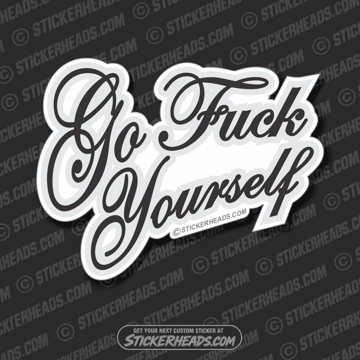 Go Fuck Yourself script    - Funny Sticker