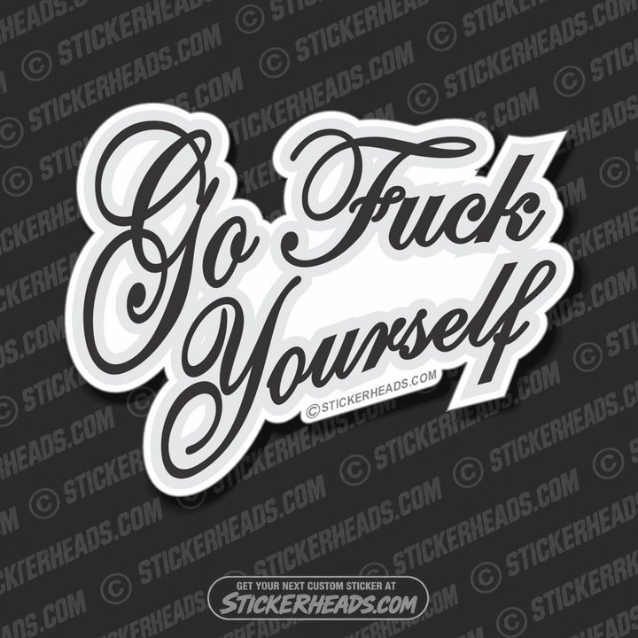 Go Fuck Yourself script    - Funny Sticker