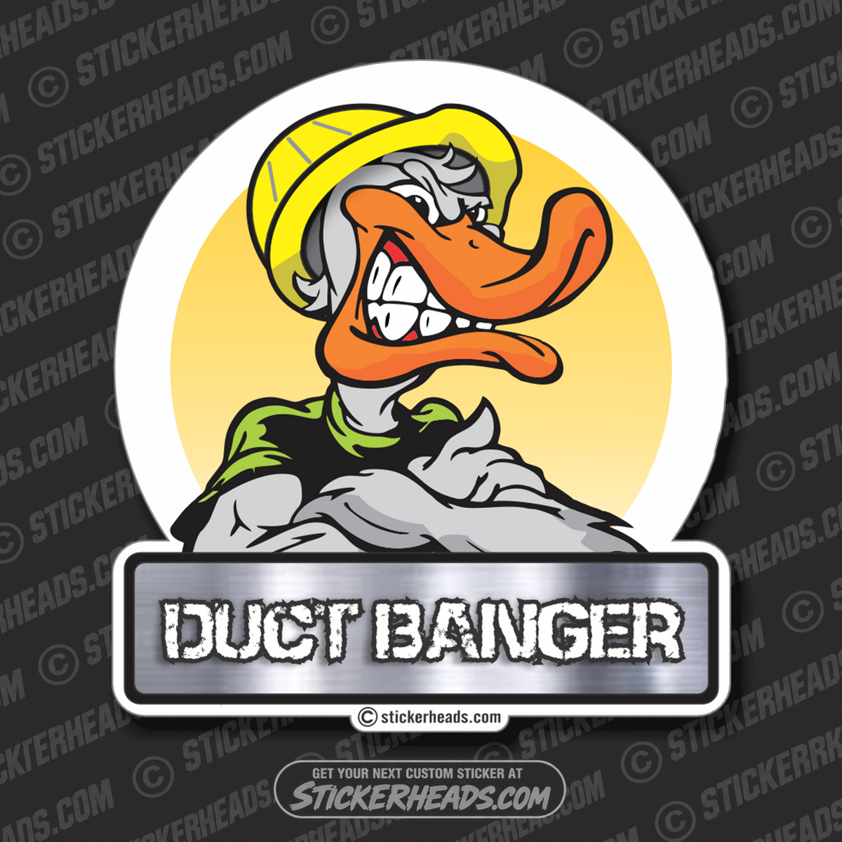 Duct BANGER  -  HVAC Sticker