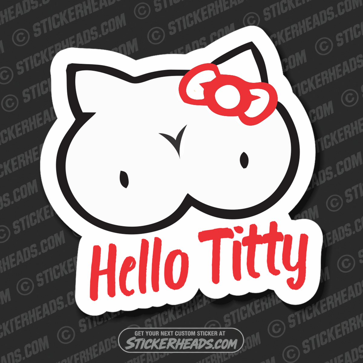 Hello Titty - Work Union Misc Funny Sticker