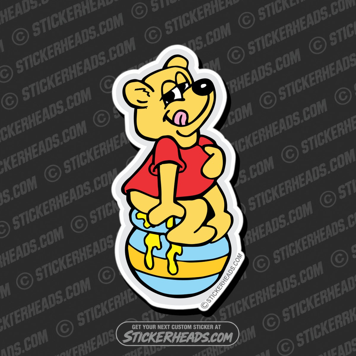 SH-PROTECTED|TAG-REPAIR|honey-pot-bear-funny-sticker