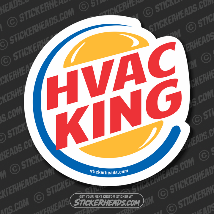 HVAC KING  -  HVAC Sticker