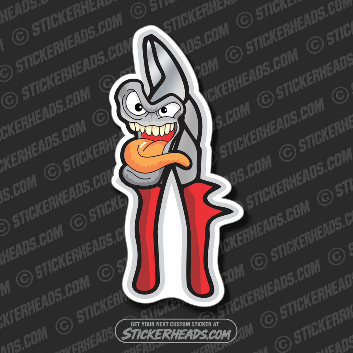 Monster Snips  -  HVAC Sticker