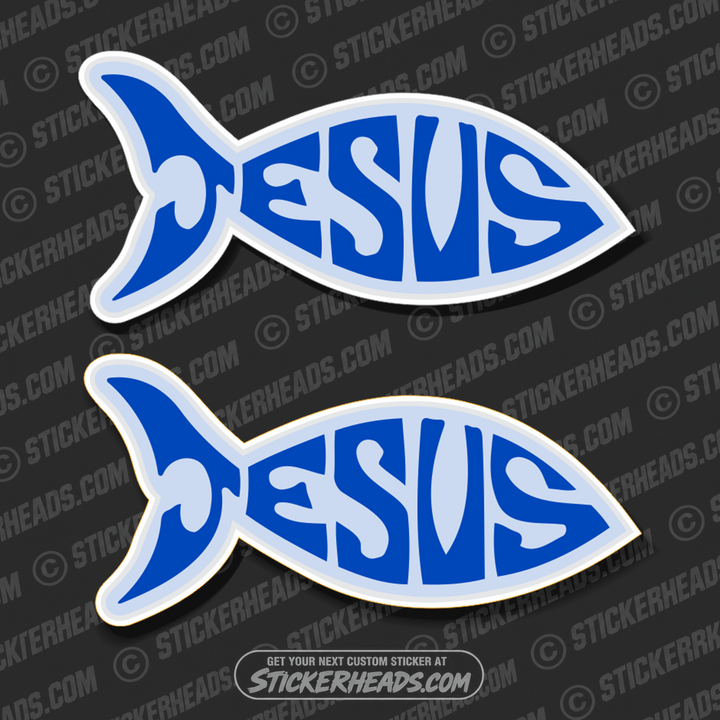 Fish Jesus  - Religious Sticker
