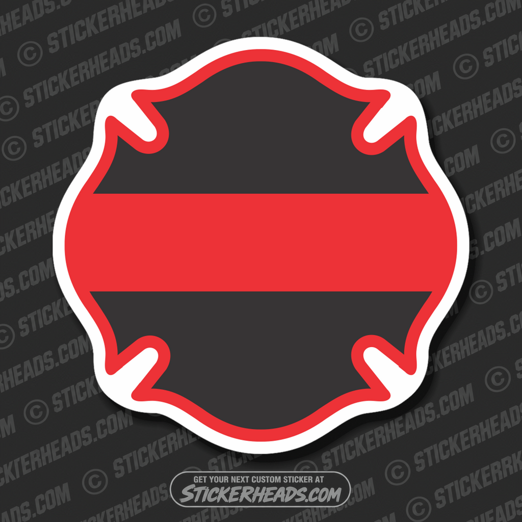 Fire Firefighter  -  In Memory Of Sticker