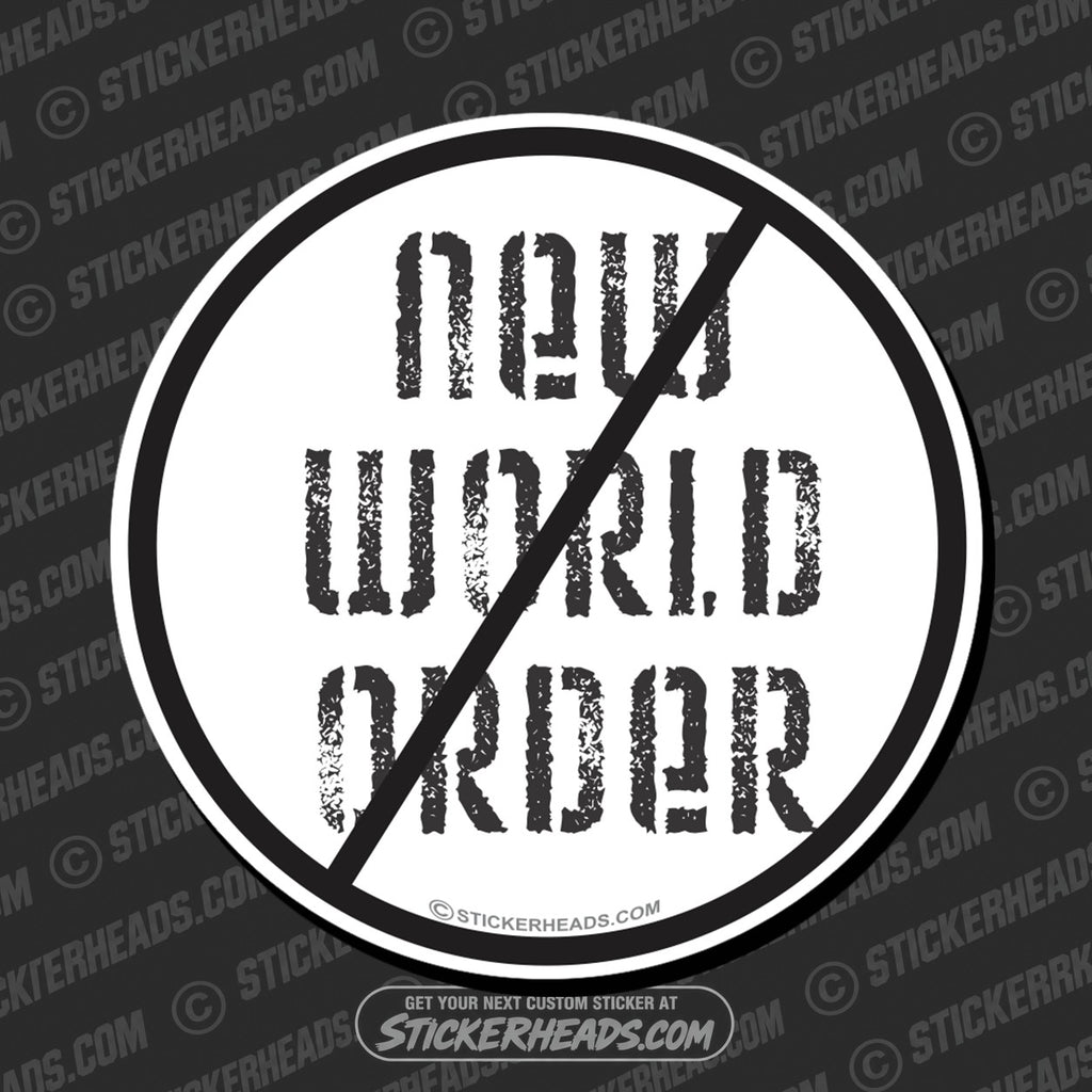 SH-PROTECTED|TAG-REPAIR|no-new-world-order-conspiracy-sticker
