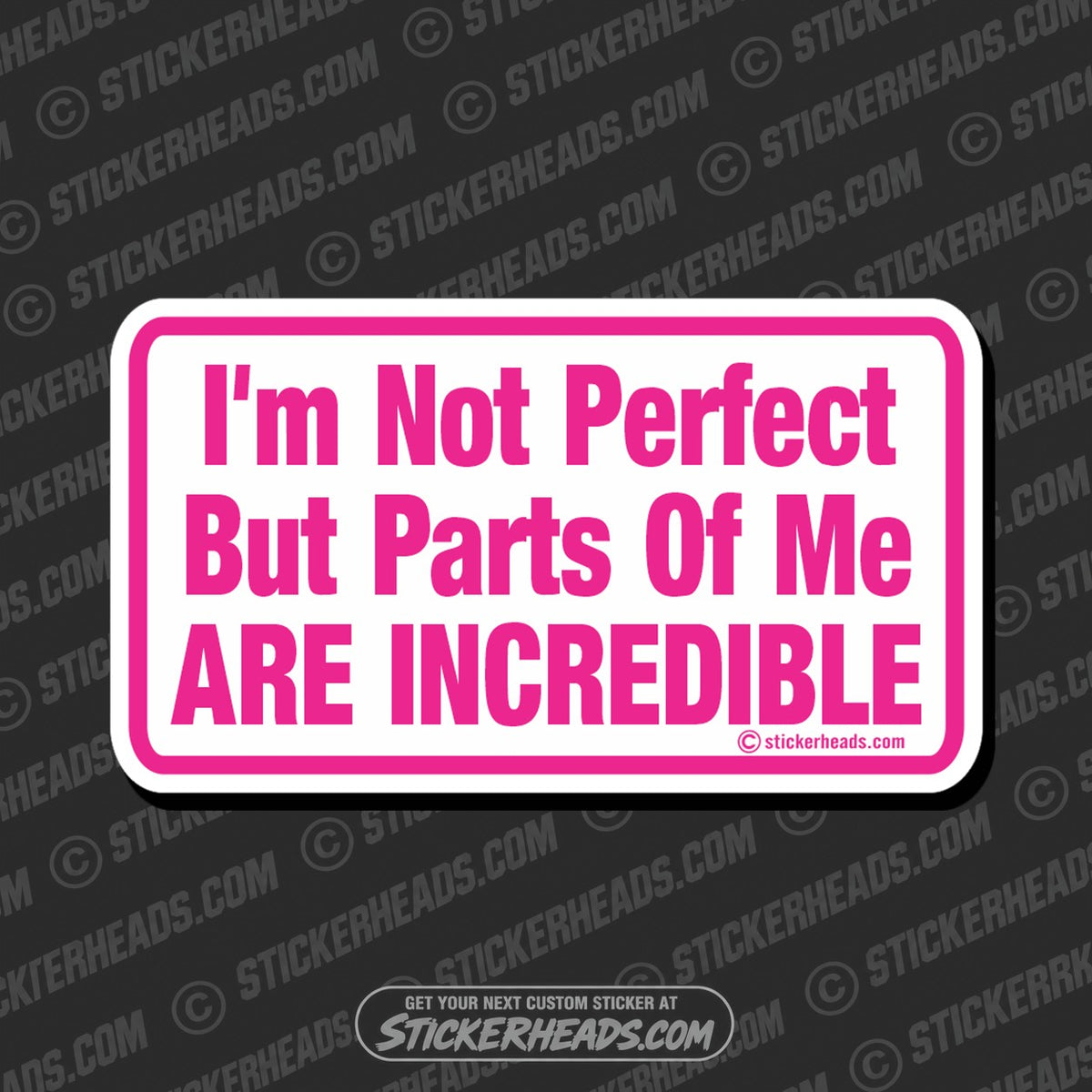 SH-PROTECTED|no-perfect-incredible-attitude-sticker