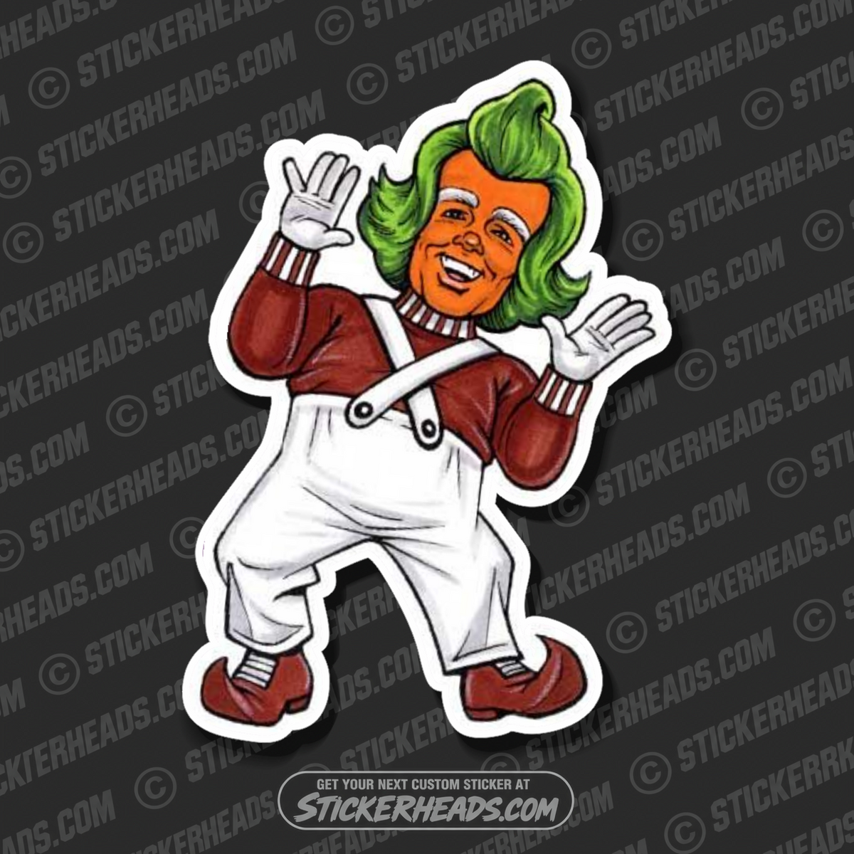 oompa loompa-  Funny Work Sticker