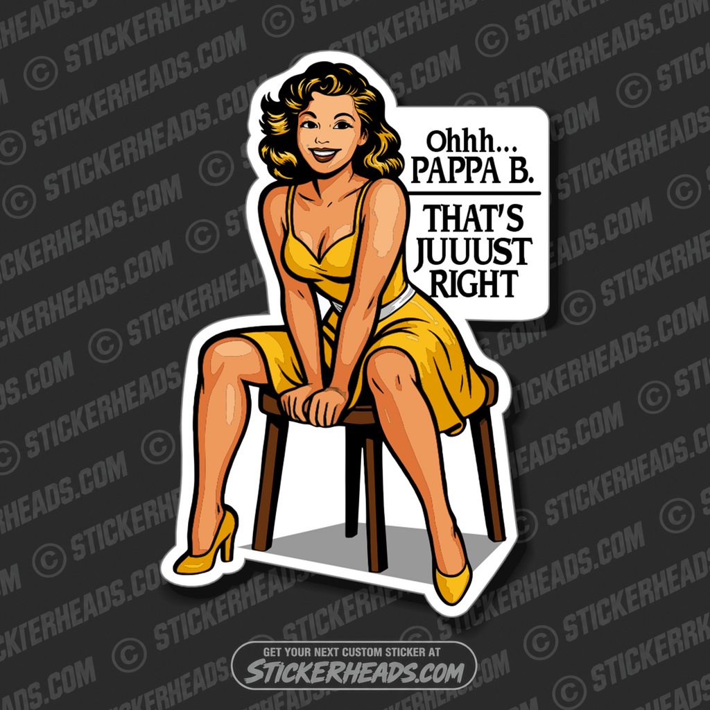 Ohhh PAPPA BEAR, THAT'S JUUST RIGHT   - SEXY FAIRYTALE GIRL Sticker