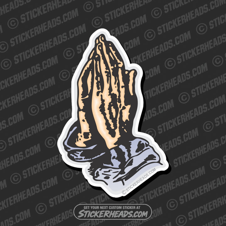 Praying Hands -  Religious Sticker