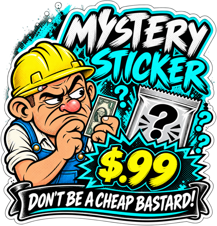 MYSTERY STICKER!  -  WHAT IS IT?  IT'S A MYSTERY