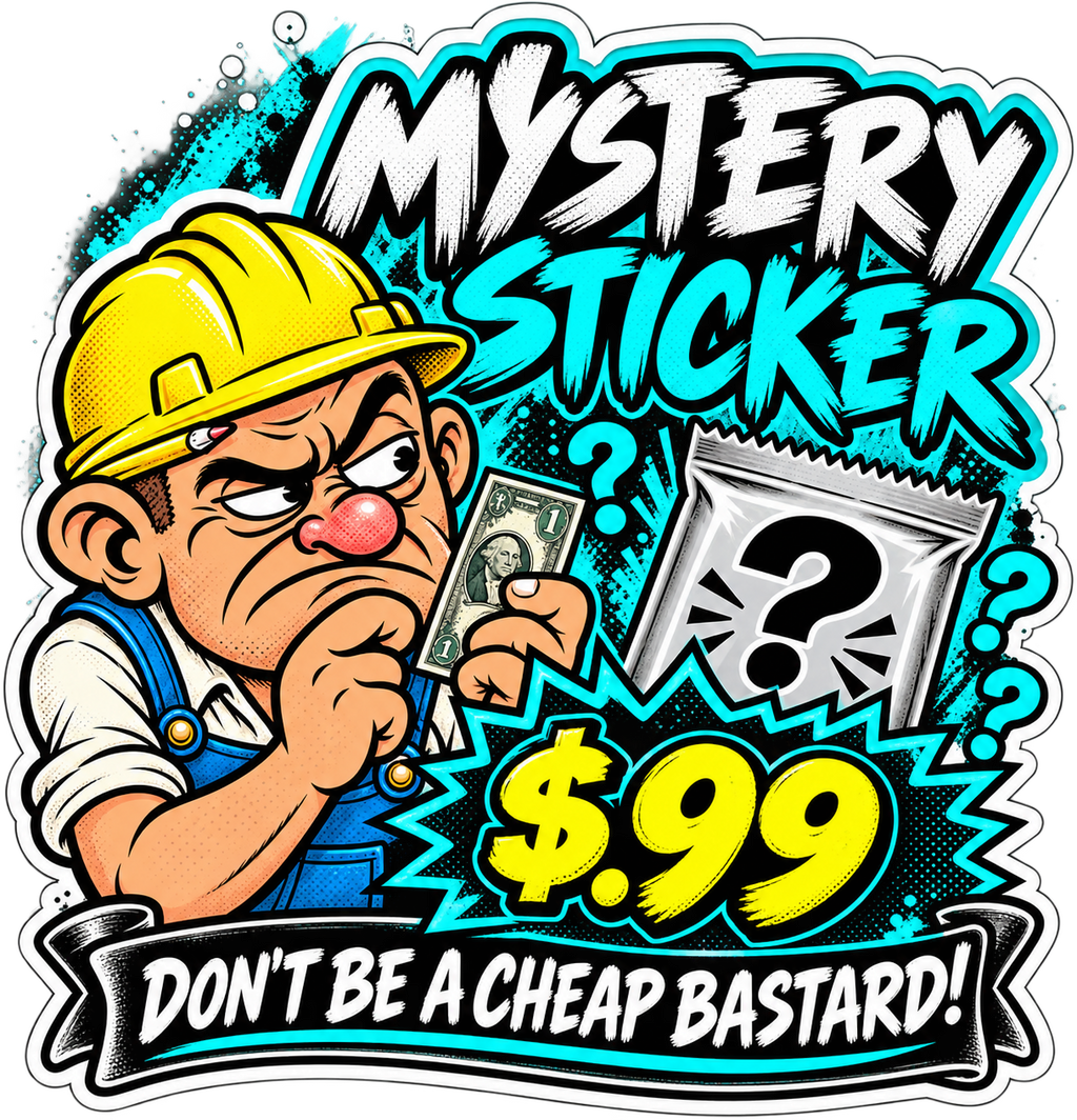 MYSTERY STICKER!  -  WHAT IS IT?  IT'S A MYSTERY