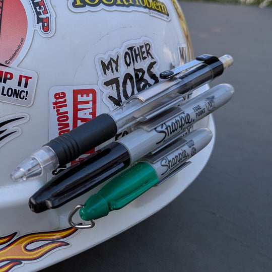 SHARPIE/PEN HART HAT ACCESSORY SLOT - Work Union Misc  -  Guy Gifts - Man Cave Shit