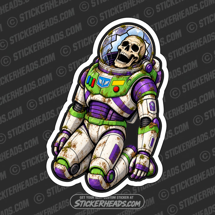 DEAD BUZZ SPACEMAN - FUNNY Sticker