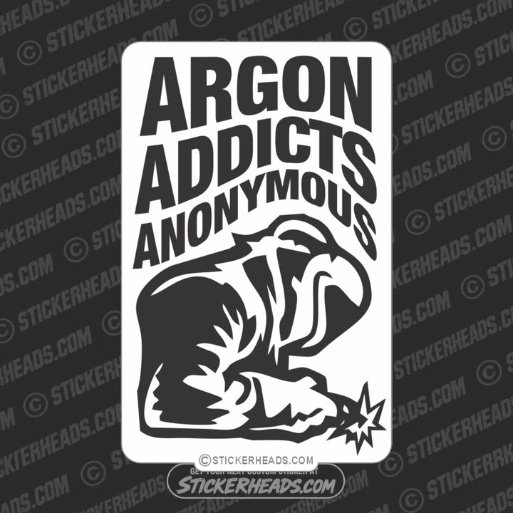AAA Argon Addicts Anonymous  - Weld Welder Sticker