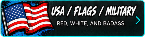 USA Flags and Military