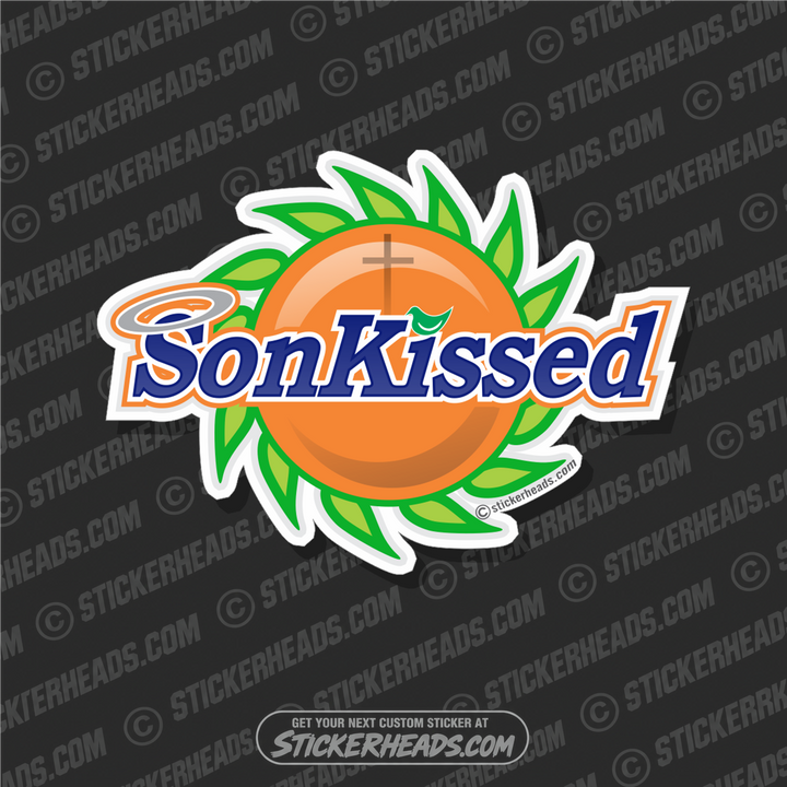 Son Kissed   -  Religious Sticker