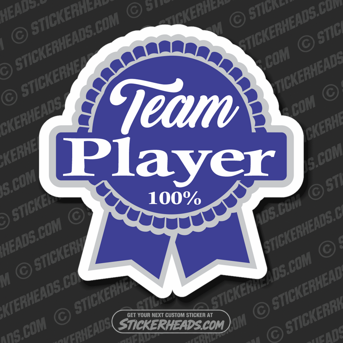 Team Player -  Funny Work Sticker