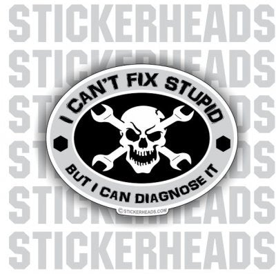 Mechanic Skull - Mechanic - Sticker