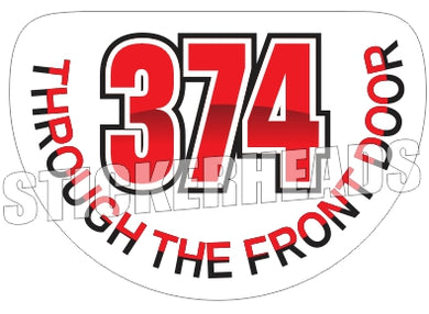 374 Through The Front Door   - Union Misc Sticker