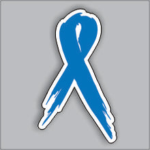 Load image into Gallery viewer, Cancer Ribbon - Distressed Ribbons Free Custom Name ( 3 stickers )