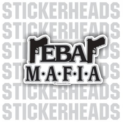 RebaR Mafia - Glock Gun Rebar Rod Buster Rodbuster Sticker