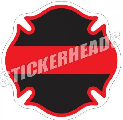 Fire Firefighter  -  In Memory Of Sticker