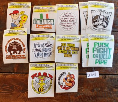 ⭕#ST041- Welder  - 12-3" Sticker Pack   | |  Over Run Sticker Deal  | |