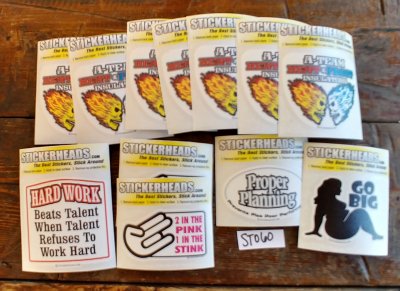 ⭕#ST060- Insulators- 12-3" Sticker Pack   | |  Over Run Sticker Deal  | |