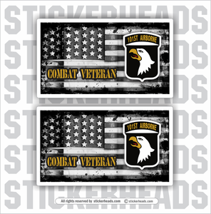 U.S. Army Airborne Eagle USA FLAG  - Military Sticker