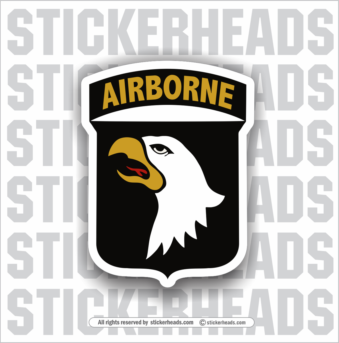 U.S. Army Airborne Eagle - Military Sticker – Stickerheads Stickers