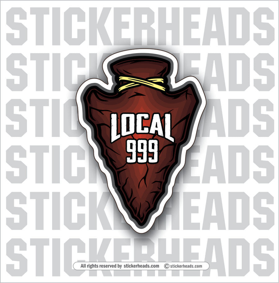 ARROWHEAD - Native Indian American Sticker