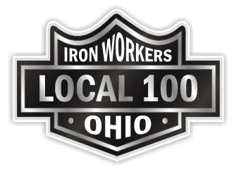 Black Biker Badge - Custom Text -  Badges, Stripes & More  - Sticker