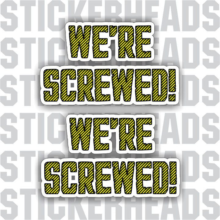CAUTION TAPE FILL  - Make Your own CUSTOM TEXT Sticker
