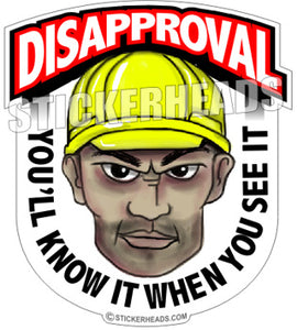 Disapprove Face -  Funny Work Sticker