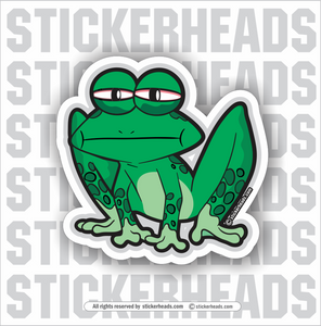 Frog 001 - Cartoon  - Funny Sticker