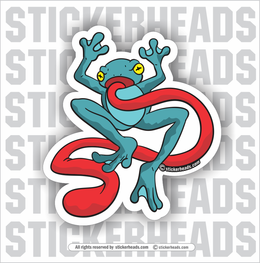 Frog 002 - Cartoon  - Funny Sticker