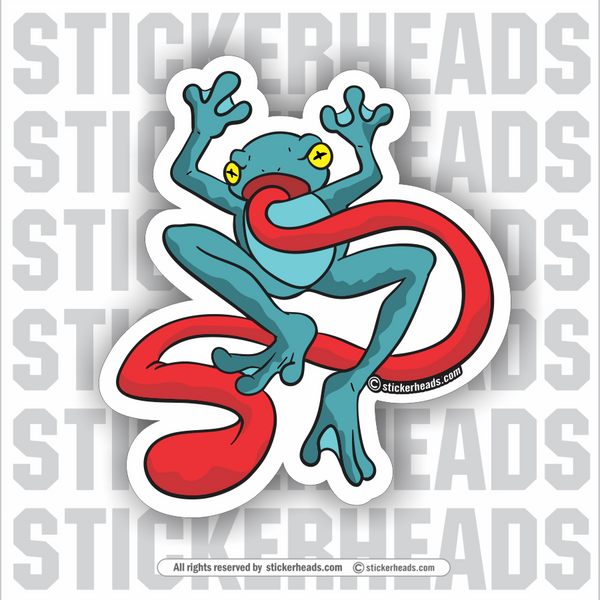 Frog 002 - Cartoon  - Funny Sticker