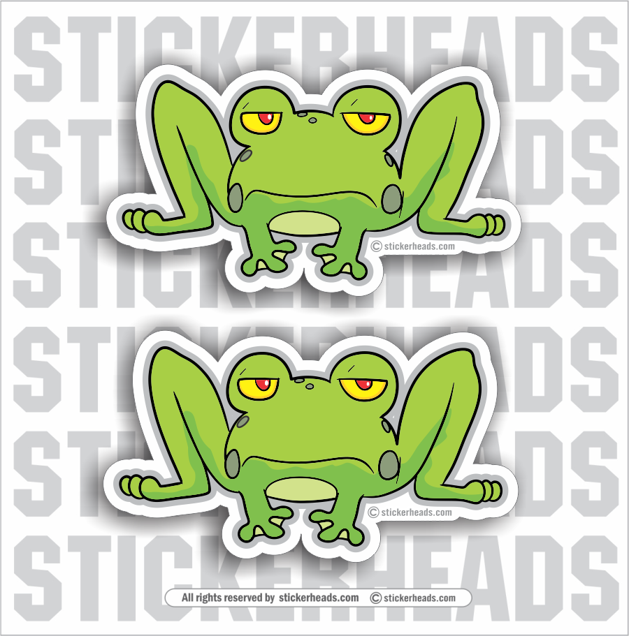 Frog 003 - Cartoon  - Funny Sticker