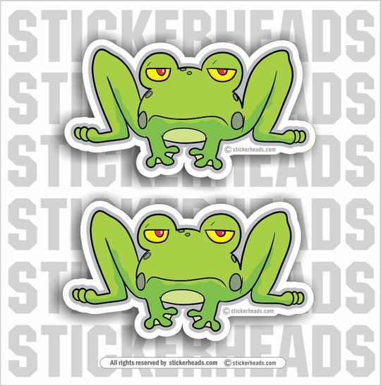 Frog 003 - Cartoon  - Funny Sticker