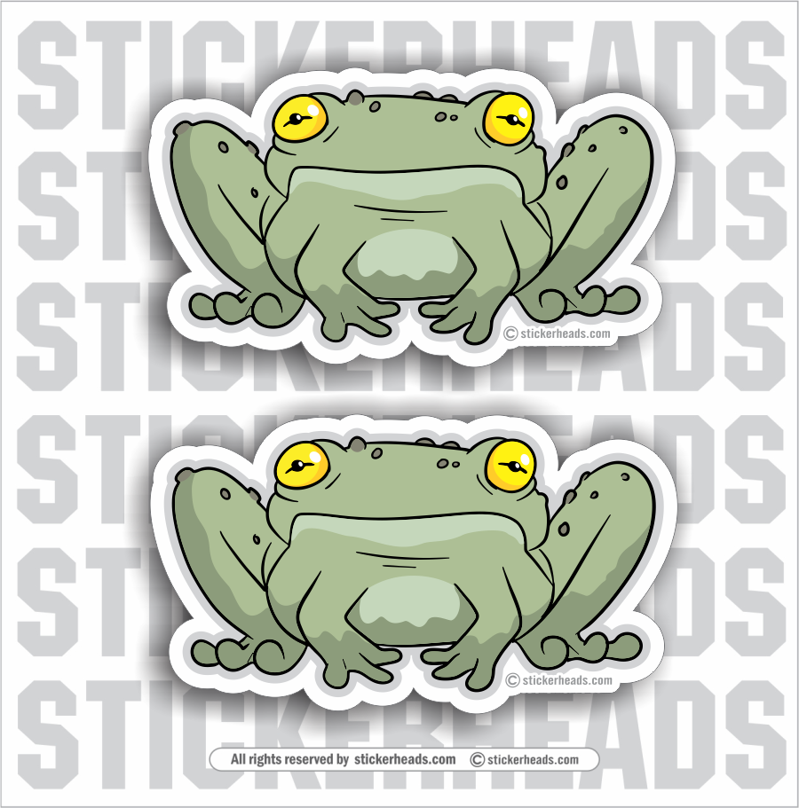 Frog 004 - Cartoon  - Funny Sticker