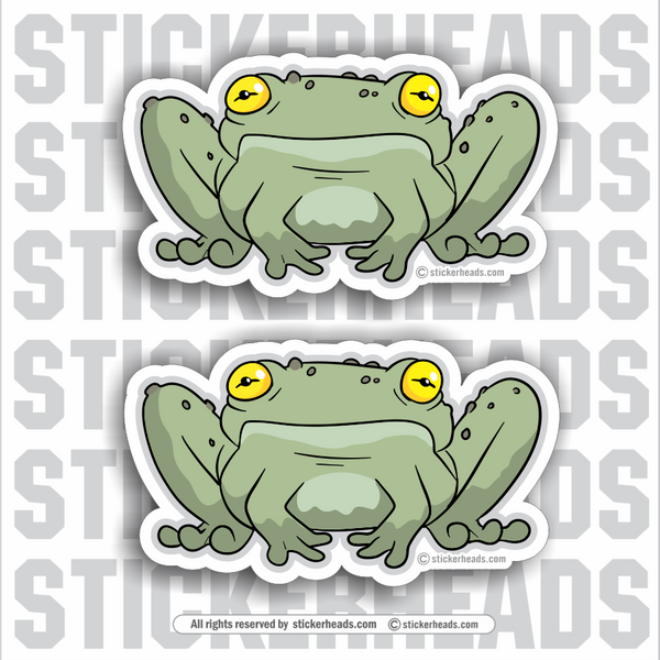 Frog 004 - Cartoon  - Funny Sticker