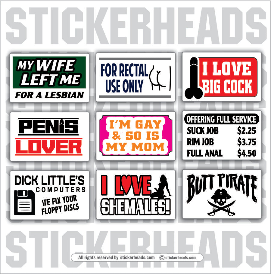Funny Insensitive Incentives Pack #3 - Work Job Funny Sticker Pack