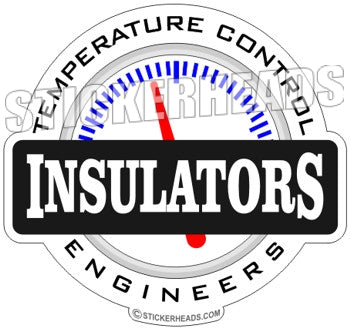 Temperature Control Engineers  - Insulators  Insulator Sticker